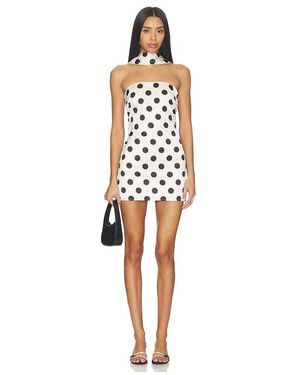 MORE TO COME Neve Mini Dress in Natural | Lyst