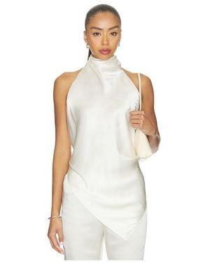 Helmut Lang Tie Scarf Top - White