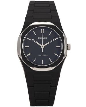 D1 Milano Uhr Polycarbon - Schwarz