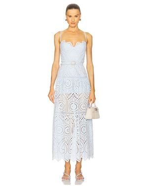 Generation Love Zuria Cotton Eyelet Maxi Dress - White