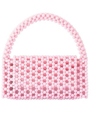 OLGA BERG Amrita Bead Top Handle - Pink