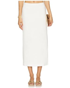 Alice + Olivia Maeve Slip Skirt - White