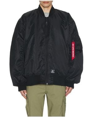 Alpha Industries Ma-1 Blood Chit Flight Jacket Gen Ii - Blue