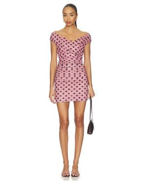 Madison The Label Polina Mini Dress - Red