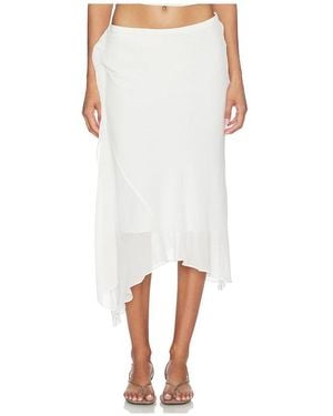 Nia Natalia Skirt - White