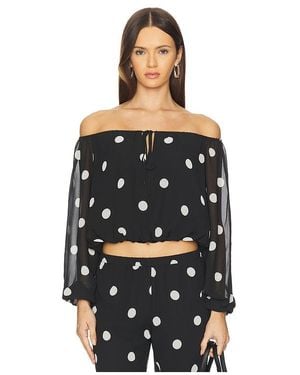 Amanda Uprichard X Revolve Dallas Top - Black