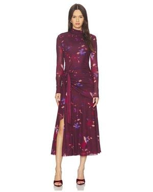Astr Vestido Aubriella En Color Burgundy Talla (También En M, S, Xs) - Morado