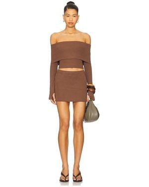 superdown Set Faldas Marks En Color Marrón Talla (También En M, S, Xl, Xs)