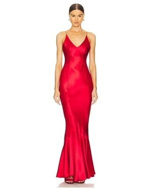 retroféte Kleid Rosalia - Rot