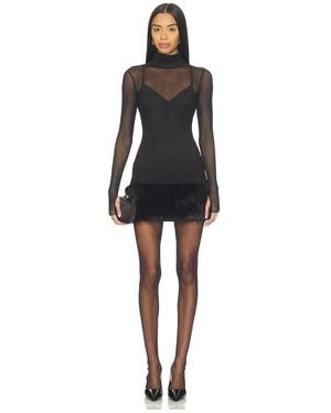 AFRM Kleid Saige - Schwarz