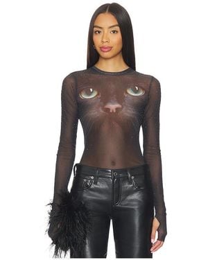 AFRM Kaylee Dew Drop Top - Black