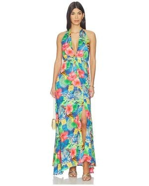 Luli Fama Jungle Reign Convertible Maxi Dress - White