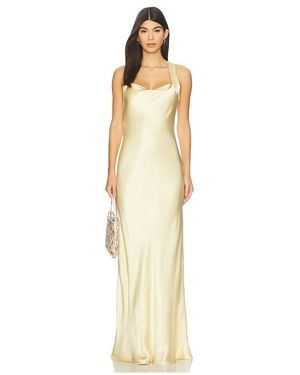 Bec & Bridge Gia Halter Maxi Dress - Natural
