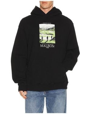 Malbon SWEAT À CAPUCHE FESQUE en Black - Noir