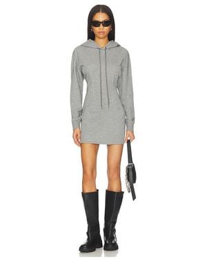 Fleur du Mal Vestido Corsé Con Capucha En Color Gris Talla (También En S, Xs)