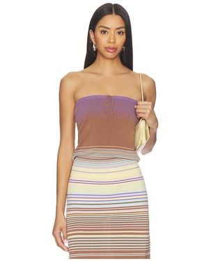 Faithfull the Brand Arlette Strapless Top - Multicolour