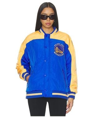Terez Golden State Warriors Bomber Jacket - Blue