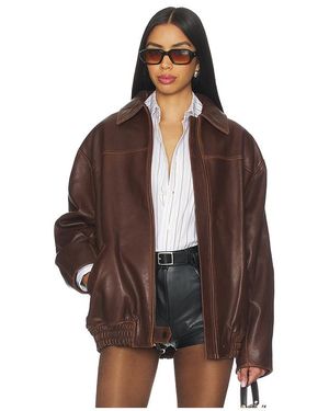 Jonathan Simkhai Oversize-Jacke Huntington - Braun