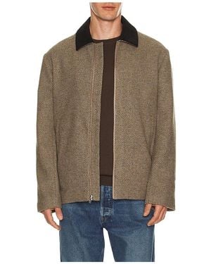 KROST MANTEAU WOOL COMBO en Grey - Marron