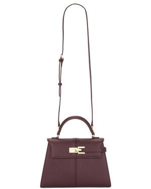 JW PEI Elise Large Top Handle Bag - Purple