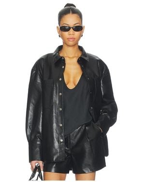 Anine Bing Camisa Dante En Color Negro Talla (También En M, S, Xs)