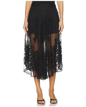 Sea Arielle Lace Flared Pant - Black