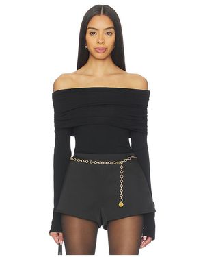 ALL THE WAYS Velika Off Shoulder Top - Black