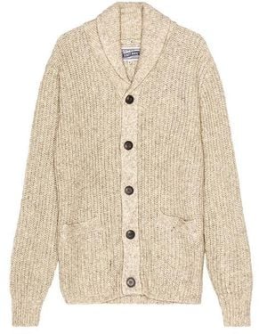 Schott Nyc Yak Blend Cardigan - Natural