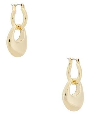 Ettika Pebble Loop Earrings - Metallic