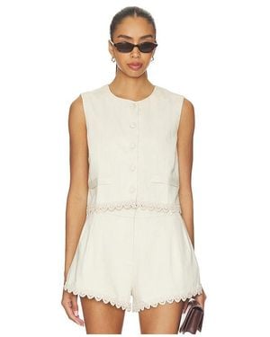Amanda Uprichard X Revolve Lucky Top - White