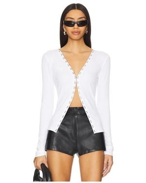 h:ours Rizzo Top - White