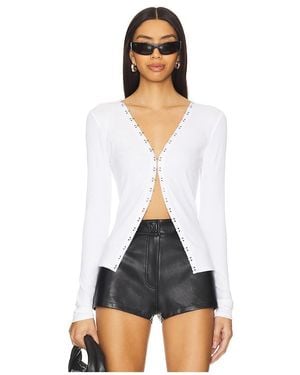 h:ours Rizzo Top - White