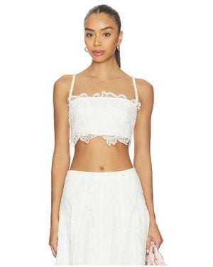 Waimari Oberteil Amanecer - Weiß