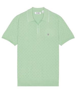 Original Penguin Links Stitch Polo - Green