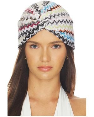 Missoni Haarband Turban - Weiß