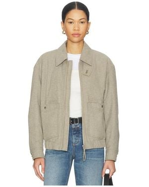 Closed Zipped Jacket - Natural