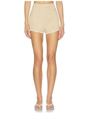 Astr Kya Shorts - White