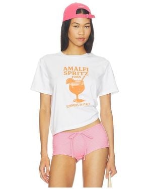 Sunny Somewhere Amalfi Spritz Everyday Tee - White