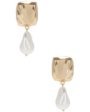 8 Other Reasons Pearl Drop Earring - White