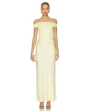 Bec & Bridge Eternity Off Shoulder Maxi Dress - White
