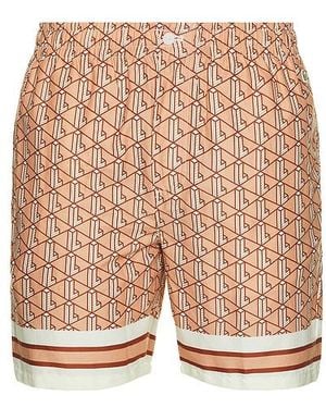 Lacoste Shorts Monogram - Natur
