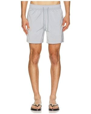 Frescobol Carioca Salvador Elasticated Swim Short - Blue