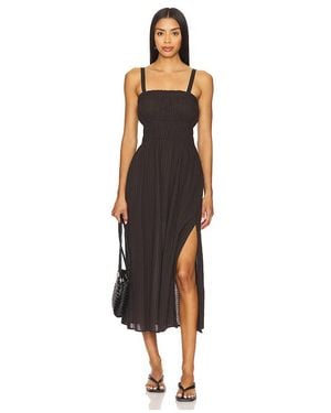 Heartloom Midi-Kleid Auburn - Schwarz