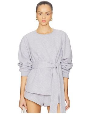 Lovers + Friends Gabriella Sweatshirt Top - ホワイト