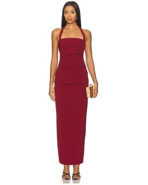 Lioness Maxivestido 1999 En Color Burgundy Talla (También En M, S, Xs, Xxs) - Rojo