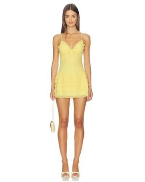 Amanda Uprichard Mirabelle Romper - Yellow