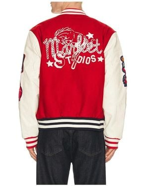 Market Old West Varsity Jacket - Red