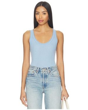 Veronica Beard Birke Knit Tank Top - Blue