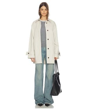 Theory A Line Trench - White
