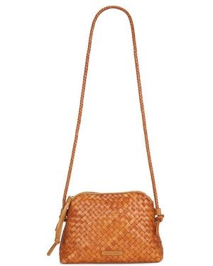 Loeffler Randall Mallory Woven Crossbody - Brown
